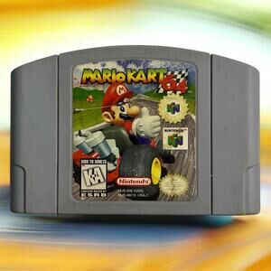 Mario Kart 64 Nintendo 64 N64 Video Game Retro Nostalgia Vtg Cartridge Only